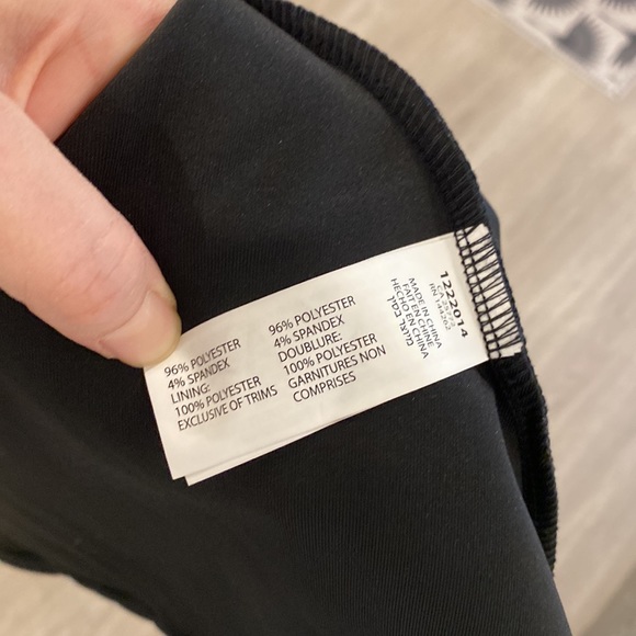 Dex Black Dress with Floral Embroidered Detail | Size Small - Picture 9 of 9